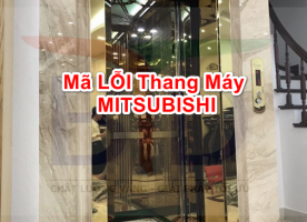 Mã lỗi thang máy Mitsubishi thường ký hiệu chữ cái kèm số
